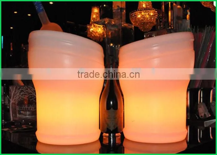 ACS led ice bucket, ice bucket led, led lighted ice bucket for sale