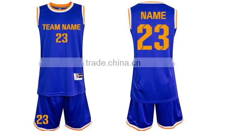 Wholesale Blank Basketball Jerseys/Blank Basketball Uniform Design With Custom Your Team Name