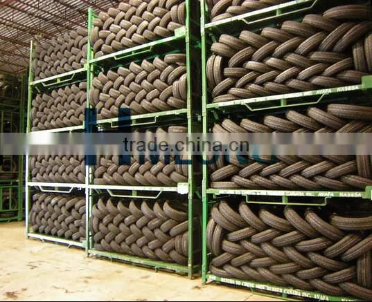Stable customized metal folding tire rack