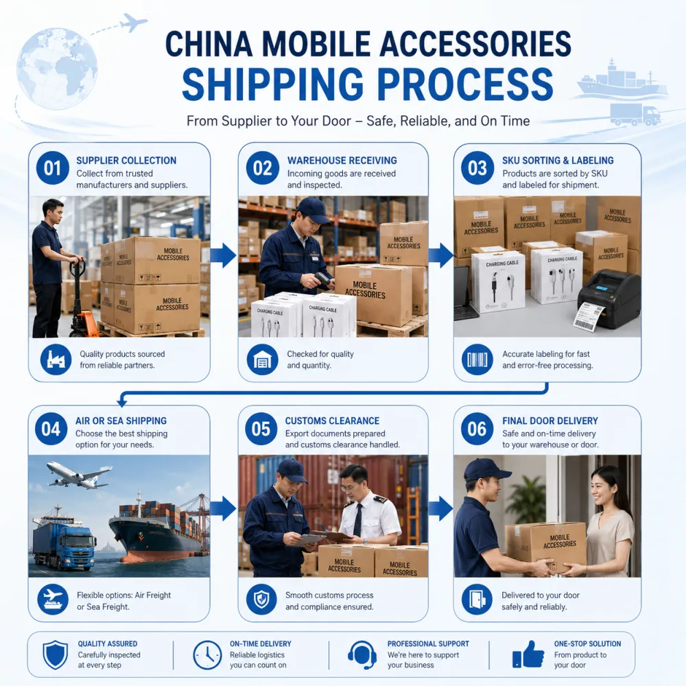 china-mobile-accessories-shipping-process