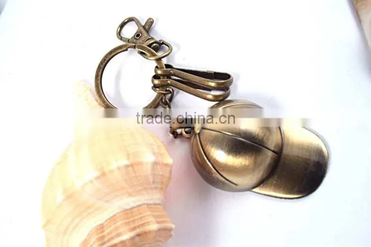 custom metal keychain jordan basketball cap keychain