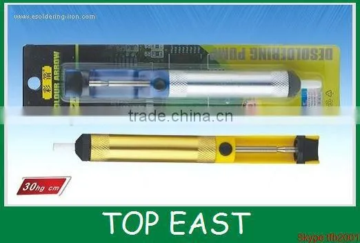 High quality Solder Sucker Desoldering Vacuum Pump Solder Removal Tool Blue