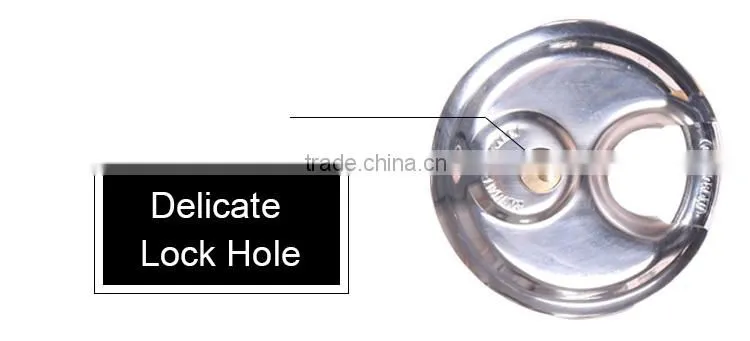 Security Solid Padlock 60/70/80/90mm Size Stainless Discus Lock
