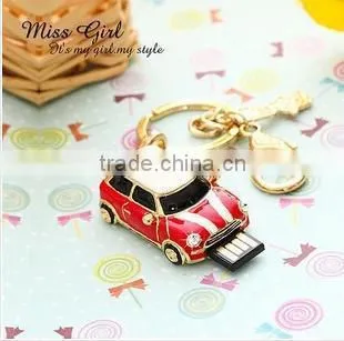Jewelry car shaped usb flash drives stick storage devices HOT Usb 2.0 4gb-32gb