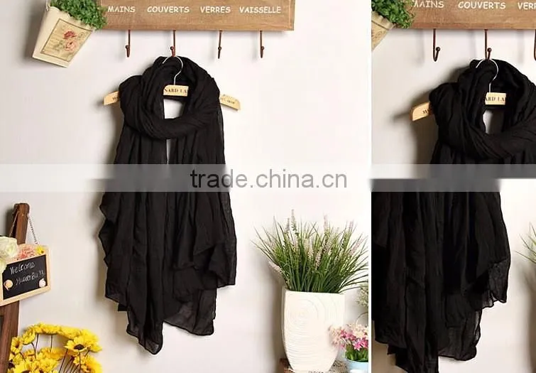 Wholesale Long Soft Large Plain Viscose Shawl