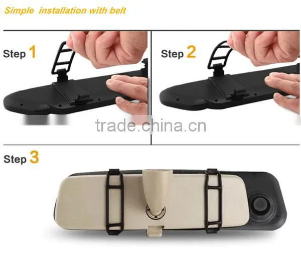 D650 full 1080p dvr recorder with 4.3inch monitor