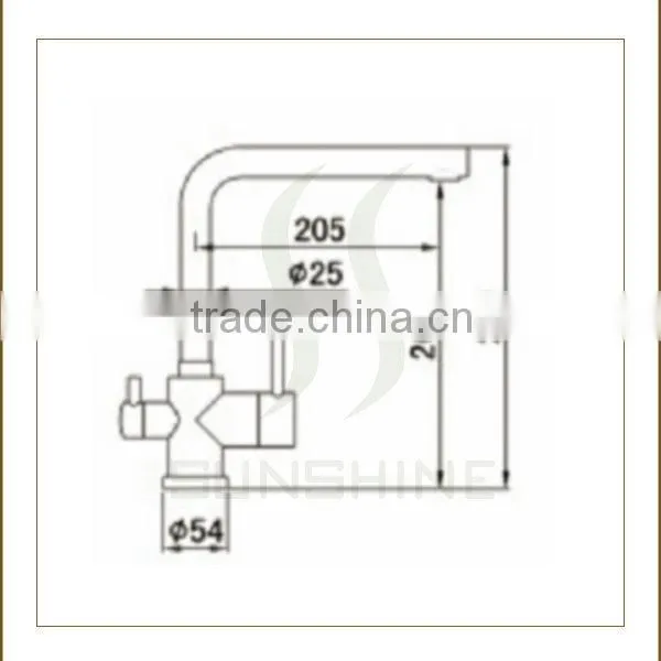 SFK904 Stainless Steel Sink 3 Three Way Tap