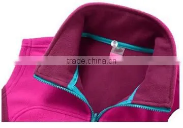 Womens outdoor polar fleece vest