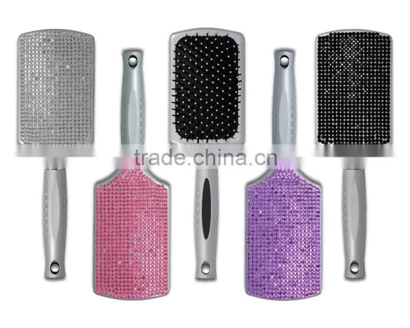 CRYSTAL AND HEART SEQUIN PINK PRINCESS HAIR BRUSH FULL SIZE CLAIRE'S!