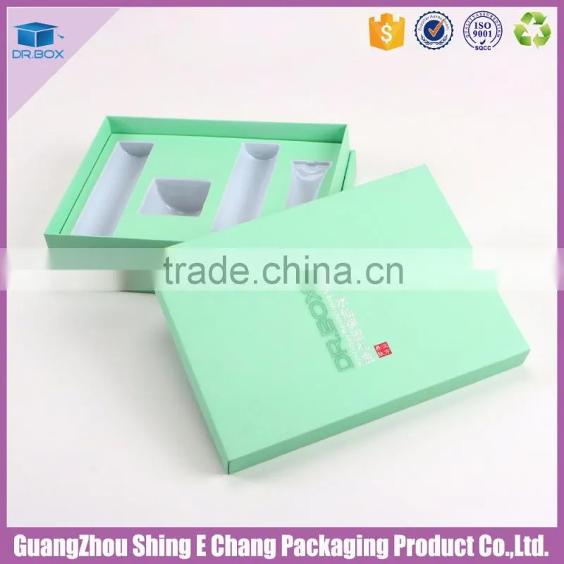 China producer color printing cosmetic sample packaging