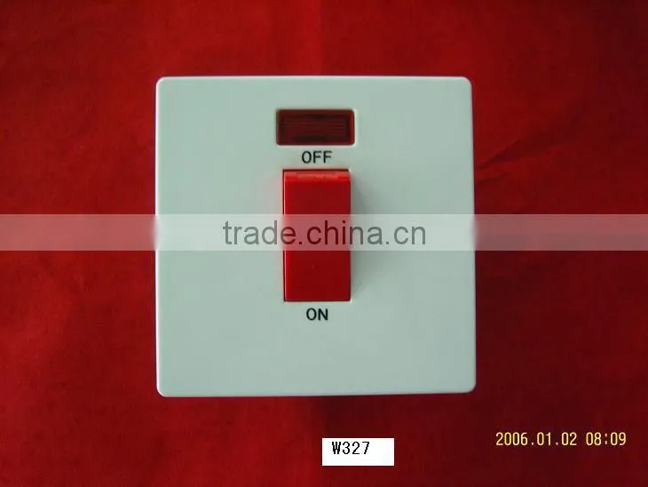 45 A wall switch,3*3 cooker switch