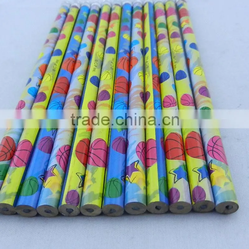 2014 hottest plastic mantle wooden HB pencil with white rubber yiwu pencil factories,pencils with logo