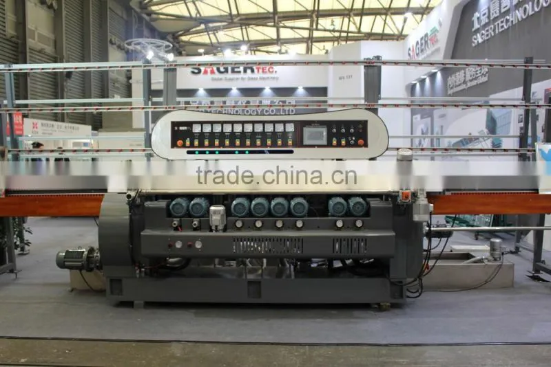 PLC control glass beveling machine/ Glass Grinding Machine SZ-XB351