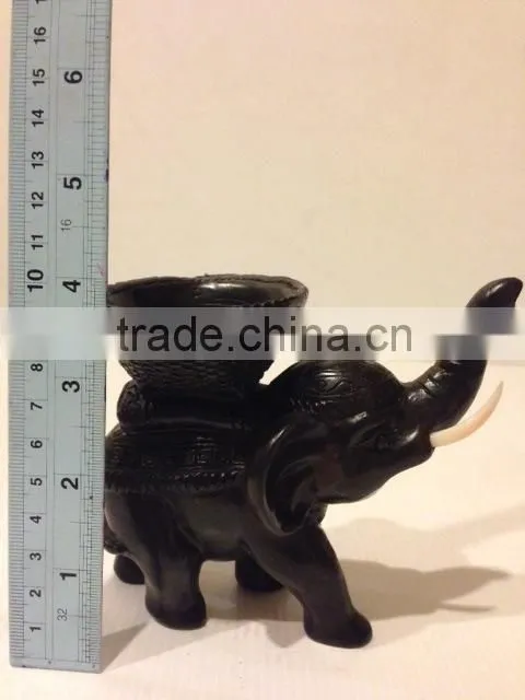 Thai elephant resin with light holder and tunsk