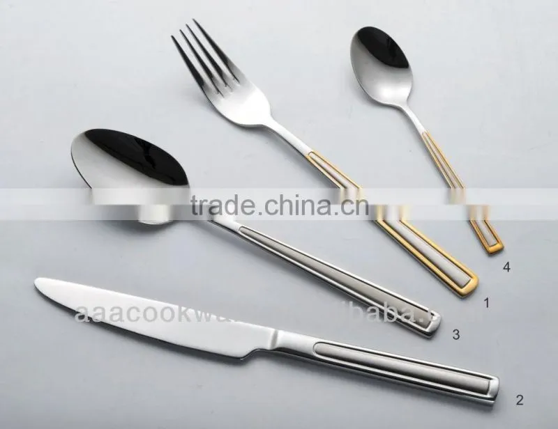 2014 New Products Guangdong Quality 18/8 Stainless Steel Flatware 24pcs Set Available For Wholesale