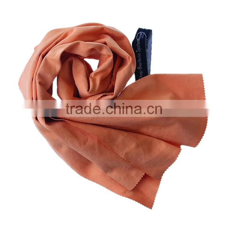 OEM custom packing bag sport logo towel