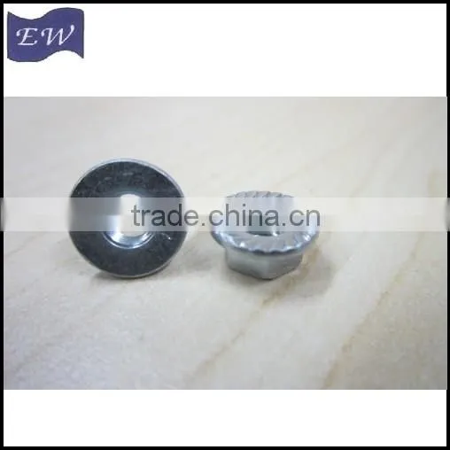 m5 flange nut with/without serration(DIN6923)