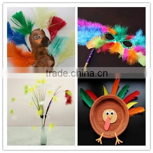DIY Craft Natural Turkey Feather Decoration For Hat