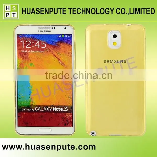 for Samsung Note 3 Transparent Silicone Skin Protector Case Cover for Samsung Note 3