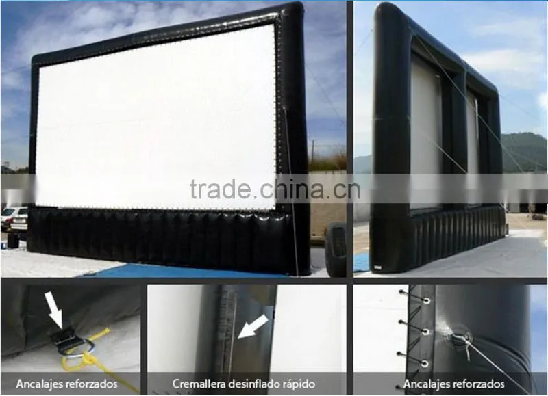 High quality outdoor air screen waterproof projector screen inflatable projector screens