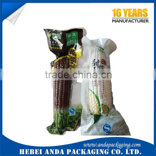 Food grade retort packaging pouch for cooked food packaging/plastic three side seal food bag