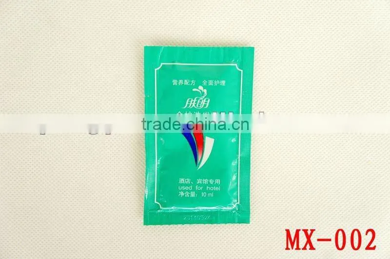 2012 sachet shower amenity