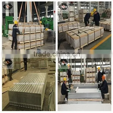 diamond plate aluminum material for trailer fender