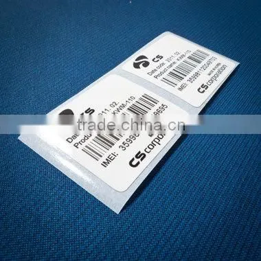 2015 new fashion high quality custom adhesive label