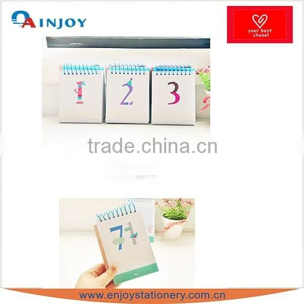 lovely countdown 100 days note pad/ activity note ad