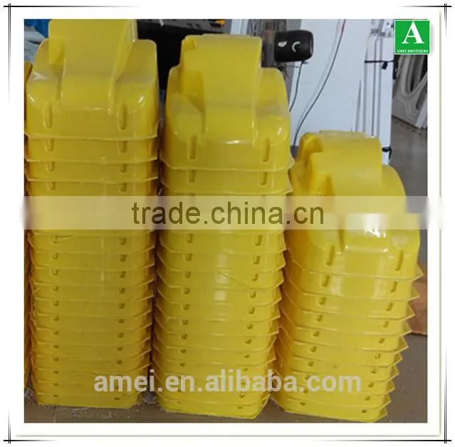 Custom made vacuum form painting red plastic thick shell