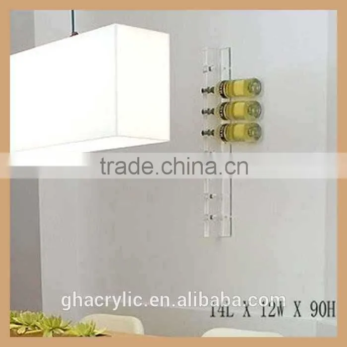 creative acrylic wine display rack for wine bottle