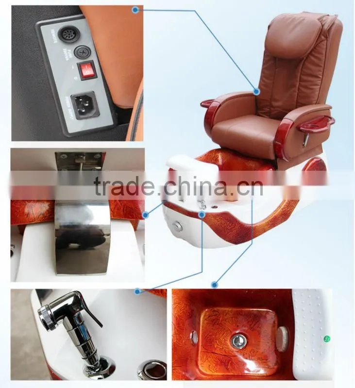 Portable magnet pipless spa pedicure chairs