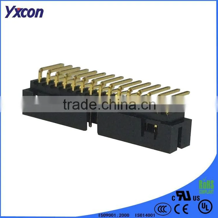 China factory price 2.0mm pitch Molex dual row excellent quality right angle box header