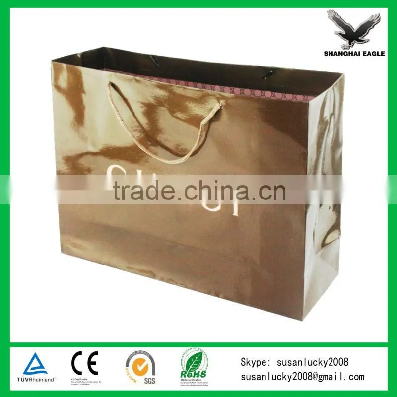 Paper bags with handles wholesale