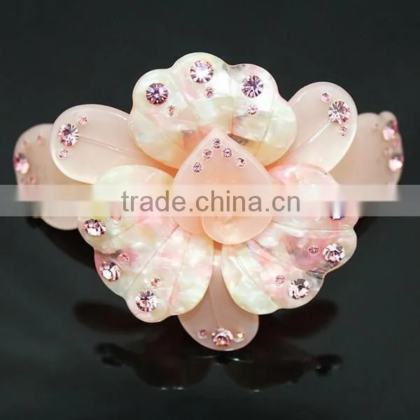 Rhinestone Colorful Hair Accessory Wholesale Scale Shape Fabric Baby Hair Band