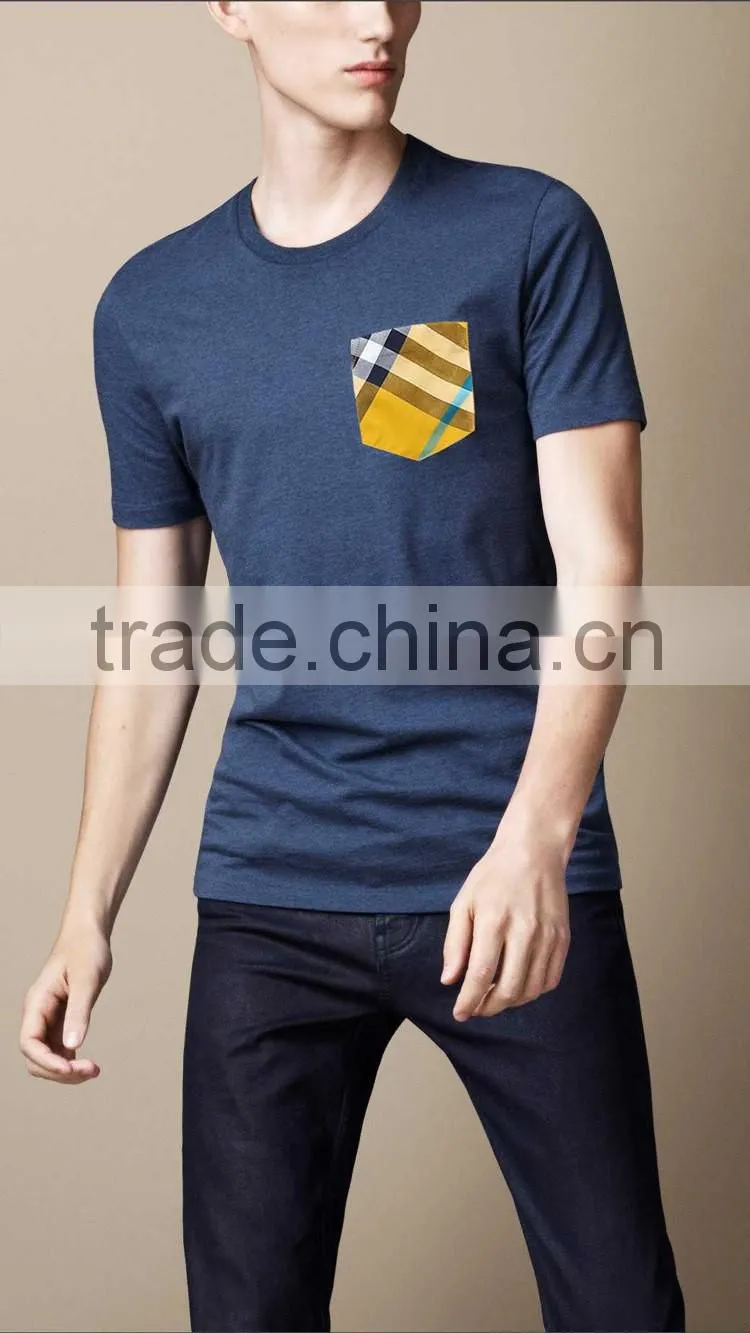 Customised 180gsm 100% Cotton O-neck Long Sleeves T Shirt For Men