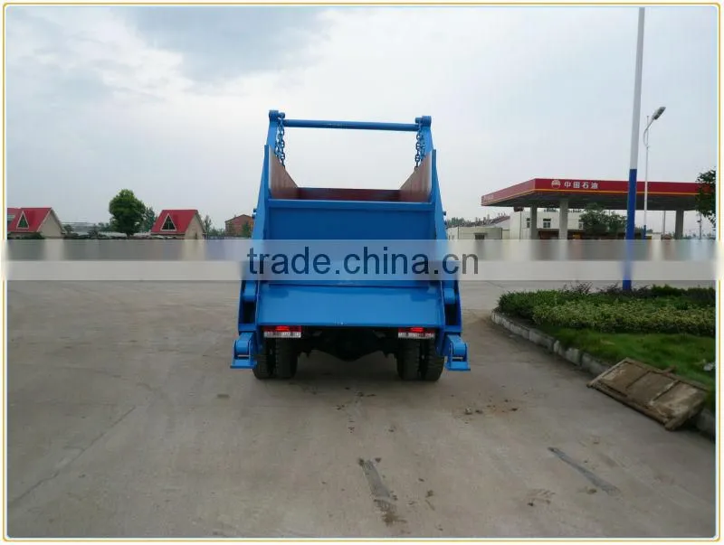 Dongfeng skip garbage truck with bins