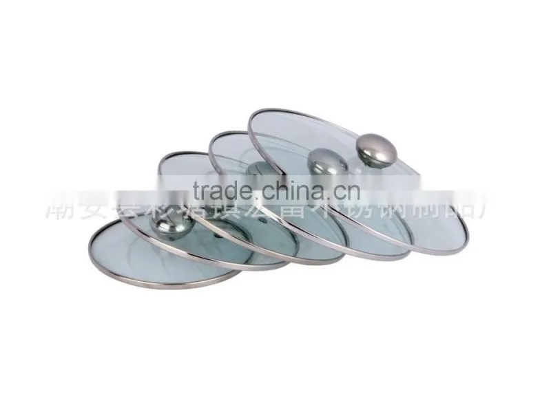 new products 5pcs colorful stainless steel cookware sets with glass lid