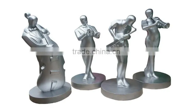 resin cartoon character band statue