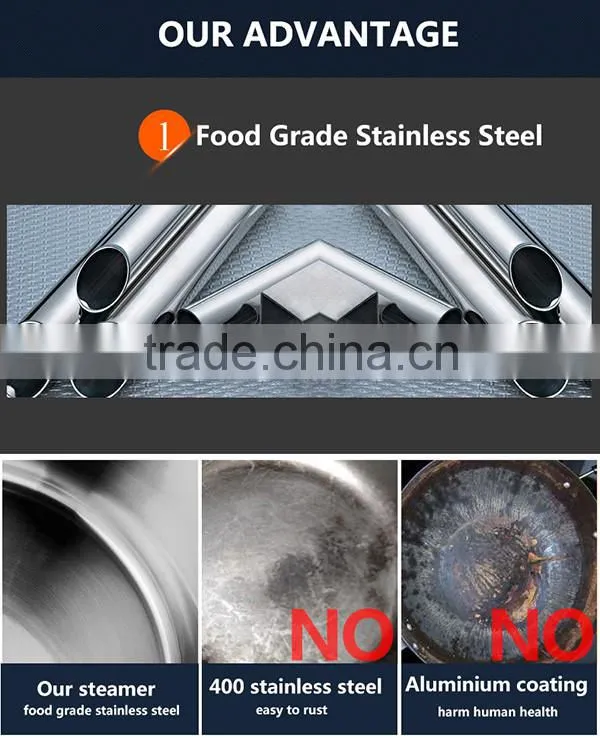 Charms induction cooker stainless steel steamer pots