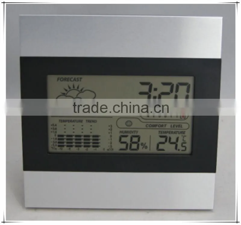 Weather station clock, weather station alarm clock ,weather forecast clock