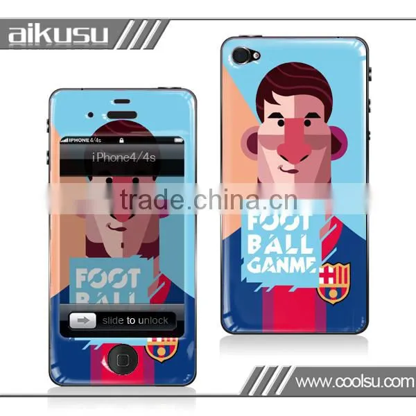 wholesale factory luxury epoxy gel skin PU case cover for iPhone 4 5s