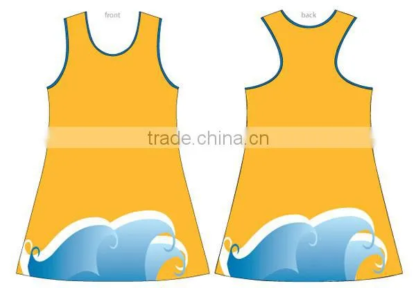 OEM free design netball dress Austalia netball dress designs wholesale