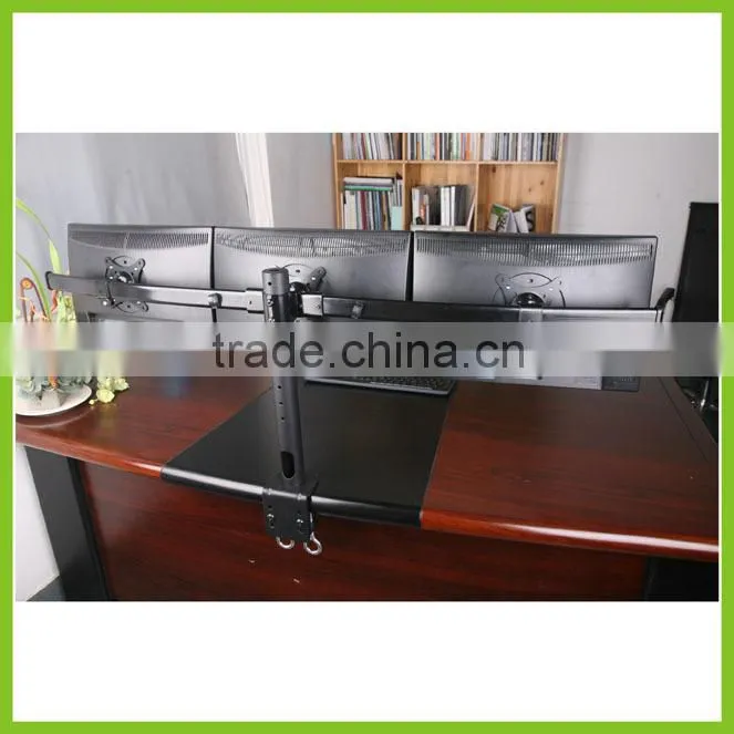 CURVE-T Desktop LCD Mount for Triple Monitors
