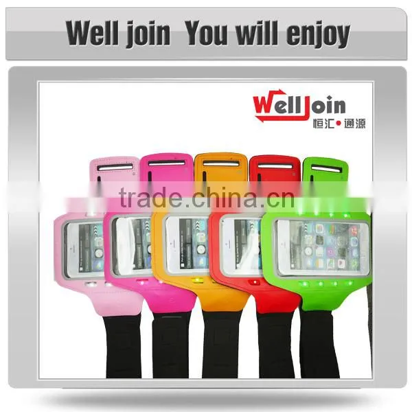 Runing arm bag with LED light