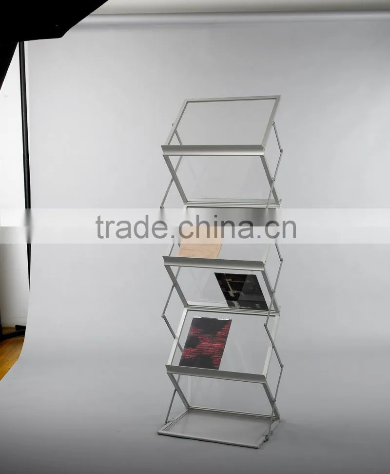 lucite large brochure holder