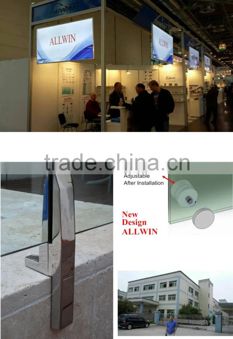 Easy to install stainless steel Glass Standoff