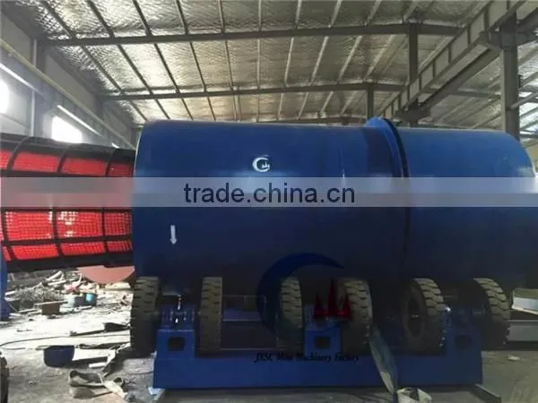 heavy duty washing machine rotary drum scrubber washer for gold/coltan/chrome/tin/tungsten