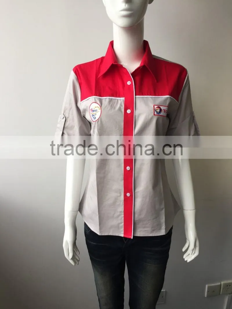 2015 High Quality Work clothing, workwear uniform, supermarket workwear uniform