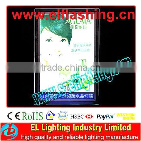 Aluminous led ligthing poster box -- good design poster
